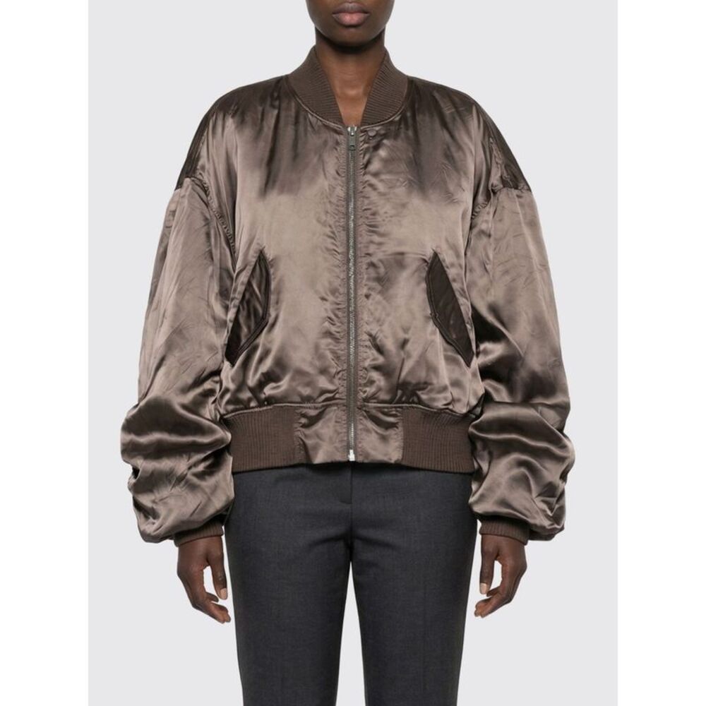 Rick Owens Women Technical Fabric Bomber Jacket Rick Owens